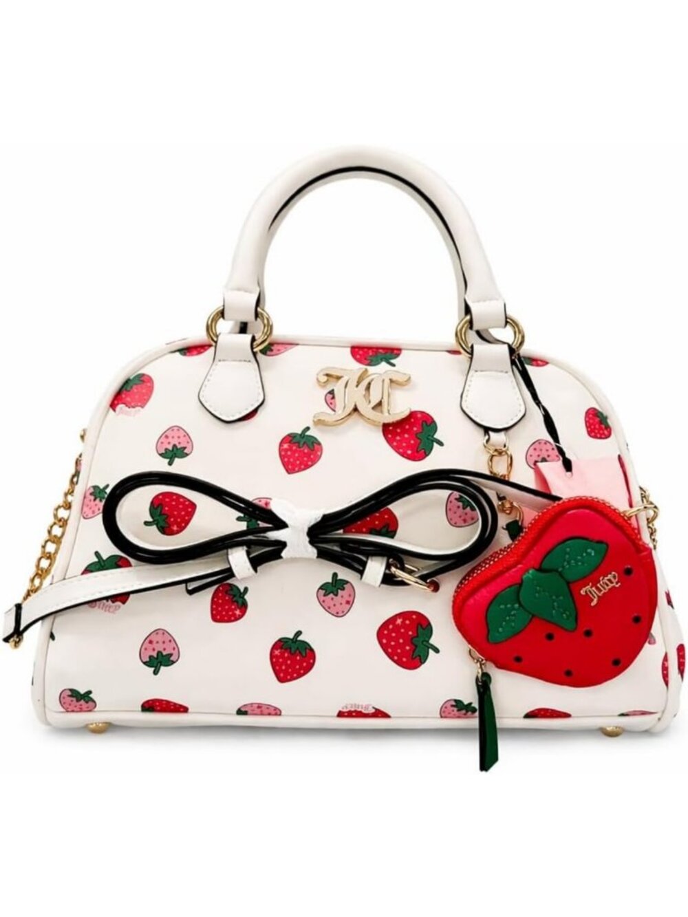 Stylish Sweet n Juicy Bowler Bag - Chic Handbag, 12" W x 8" H x 5" D, Perfect